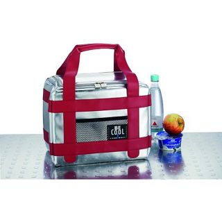 Red Vanilla Be Cool Red Medium Sport Lunch Box (Metallic silver and redMaterials Soft PVCCare instructions Wipe clean with a damp clothDimensions 13 inches long x 8 inches wide x 11 inches high )