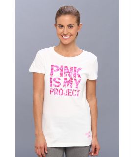 PUMA Project Pink Logo Tee Womens T Shirt (White)