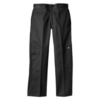 Dickies Mens Loose Fit Double Knee Work Pants   Black 33x30