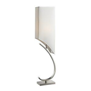 Dimond Lighting DMD D2005 Appleton Table Lamp with Pure White Shantung Shade   P