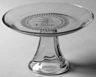 Anchor Hocking Presence Clear 8 Diameter High Cake Stand   Clear, Plain/Smooth,