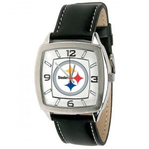 Pittsburgh Steelers Game Time Pro Retro Leather Watch