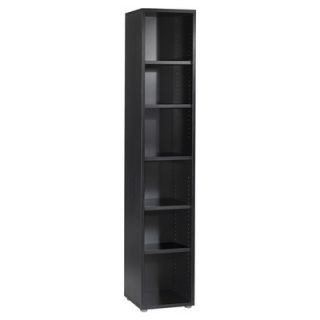 Tvilum Fairfax Tall Narrow Bookcase 7940249 Finish Black Woodgrain