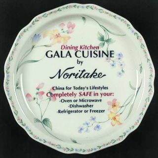 Noritake American Flowers Advertising Salad Plate, Fine China Dinnerware   Gala