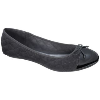 Womens Merona Madge Flat   Black 7