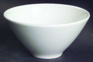 Wedgwood Minimal Chalk Rice Bowl, Fine China Dinnerware   All White, Round Or Mu