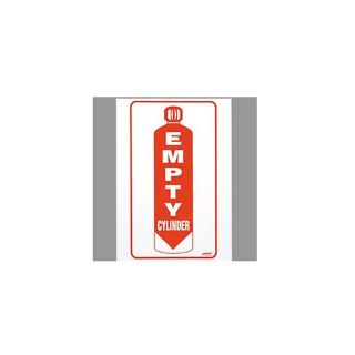 Prinzing Empty Cylinder Magnetic Safety Sign