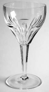 Royal Leerdam   Netherland Brioso Wine Glass   Cut Vertical & Panels On Bowl