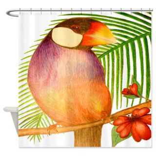  Java Sparrow Shower Curtain  Use code FREECART at Checkout