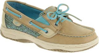 Infant/Toddler Girls Sperry Top Sider Butterflyfish   Linen/Turquoise Nubuck Nu