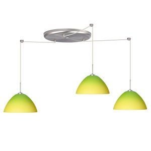 Besa Lighting BEL 3JW 4201GY SN Tessa Pendant