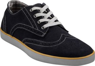 Mens Clarks Sutter   Navy Suede Lace Up Shoes