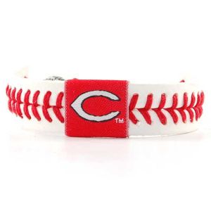 Cincinnati Reds Game Wear Baseball Bracelet