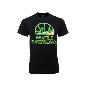 Seattle SuperSonics VF Licensed Sports Group NBA Hardwood Classics Team Camo T Shirt
