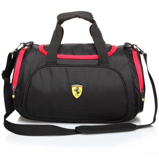 Ferrari Active Collection Medium Sport Bag (BlackDimensions 7.9 inches high x 16.1 inches wide x 8.7 inches wideWeight 1 pound, 11 ounces  )