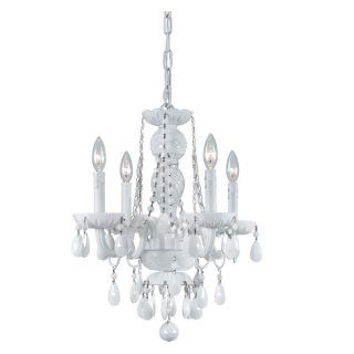 Crystorama Vogue Chandelier 1074 WW WH MWP Multicolor   1074 WW WH MWP