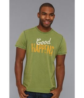 Life is good Top Notch Tee Mens T Shirt (Green)