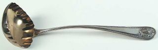 Whiting Division Bead (Sterling, 1880, No Monograms) Solid Soup Ladle   Sterling