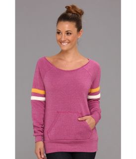 Alternative Apparel Sporty Maniac Sweatshirt Womens Sweatshirt (Pink)