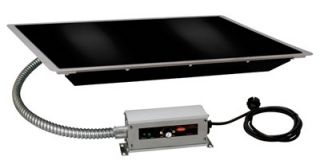 Hatco 36 in Built In Heated Glass Shelf w/ Thermo Control, Black, 120 V
