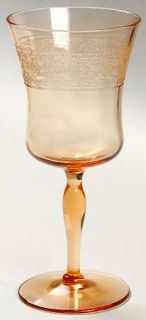 Fostoria Royal Amber Claret Wine   Stem #869, Etch #273, Amber