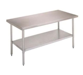 John Boos Work Table   Adjustable Undershelf, 36x18, 18 ga Stainless