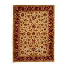 Hand tufted Tempest Ivory/red Area Rug (8 X 11)
