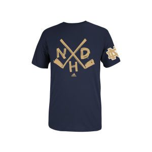 Notre Dame Fighting Irish adidas NCAA Cross Sticks Hockey T Shirt