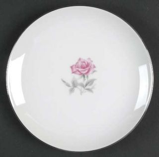Japan China Sharon Bread & Butter Plate, Fine China Dinnerware   M,Pink Rose & G