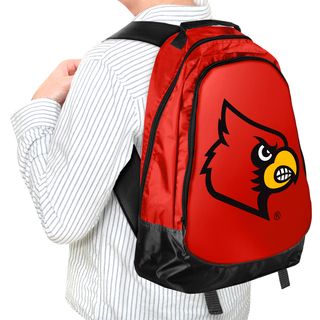 Forever Collectibles Ncaa Louisville Cardinals 19 inch Structured Backpack