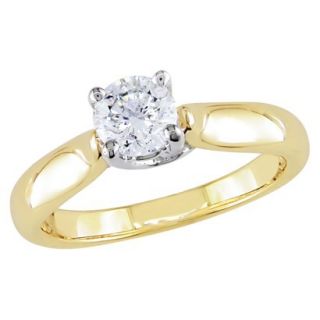 14K White Gold Carat Diamond Cocktail Ring (Size 6)