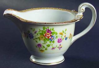 National China (Japan) Patricia Creamer, Fine China Dinnerware   Floral, Red Dot