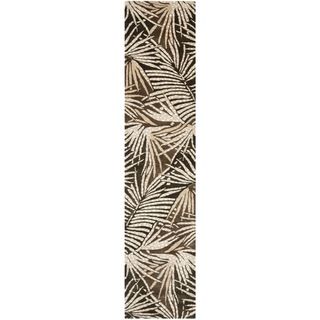 Martha Stewart Palms Coconut/ Brown Wool/ Viscose Rug (2 3 X 10)