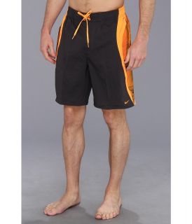 Nike Hyper Color Splice Volley Short 9 Mens Swimwear (Black)