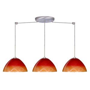 Besa Lighting BEL 3JB 4201SL SN Tessa Pendant