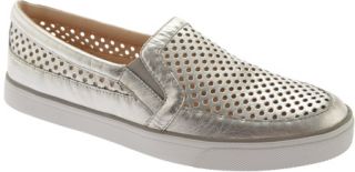 Womens Nine West Brodie   Silver Metal Shadow Soft Casual Shoes