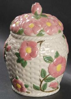 Franciscan Desert Rose (China) 5 Storage Jar & Lid, Fine China Dinnerware   Mad