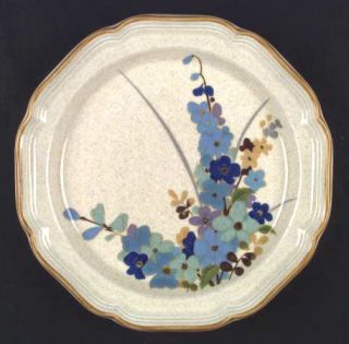 Mikasa Blue Sonnet Dinner Plate, Fine China Dinnerware   Garden Club,Blue & Purp