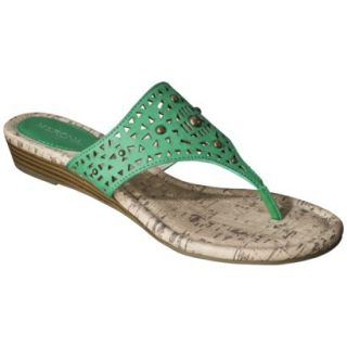 Womens Merona Elisha Studded Sandals   Green 8