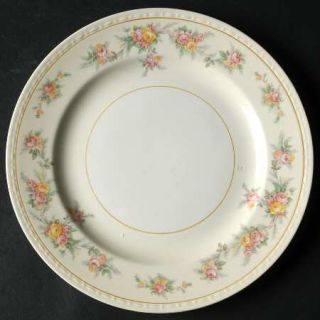 Homer Laughlin  G3370 Luncheon Plate, Fine China Dinnerware   Eggshell Georgian,