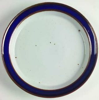 Dansk Blue Umber Salad Plate, Fine China Dinnerware   Speckled Background, Blue/