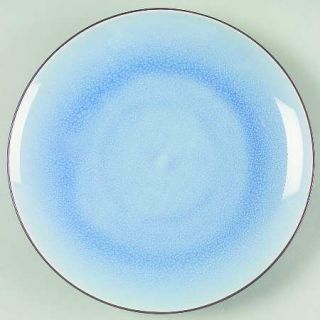 Ty Pennington Style Bali Hai Salad Plate, Fine China Dinnerware   Blue Inside/To