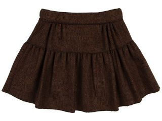 Dolce & Gabbana Wool Chevron Skirt Womens Skirt (Multi)