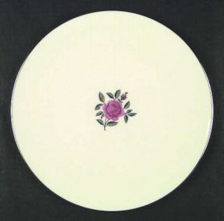 Lenox China Ballad Dinner Plate, Fine China Dinnerware   Rose/Leaves Center,Coup