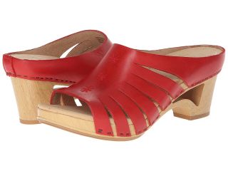 Dansko Tilly Womens Clog/Mule Shoes (Red)