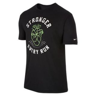 Nike Run Heart (Boston 2014) Mens T Shirt   Black