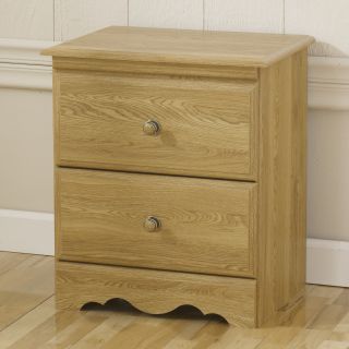 Oak Creek 2 drawer Wood Nightstand