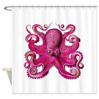  Pink Octopus Shower Curtain  Use code FREECART at Checkout