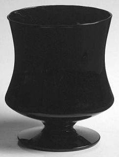 Royal Prestige Rpc3 Water Goblet   All Black,Low Profile,Hour Glass Shape
