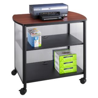 Safco Products Impromptu  Deluxe Machine Stand SAF1858 Color Cherry / Black